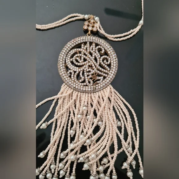 A Beaded long necklace - Picture 3 of 6